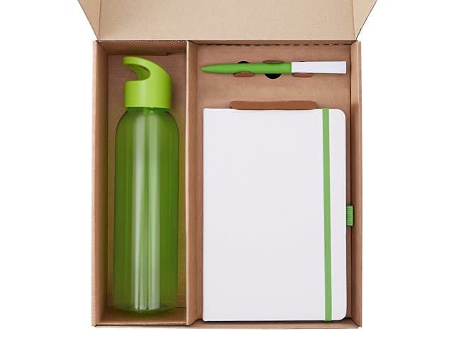 Набор «Bitetime» с бутылкой для воды, блокнотом, ручкой и ланчбоксом — фото 2