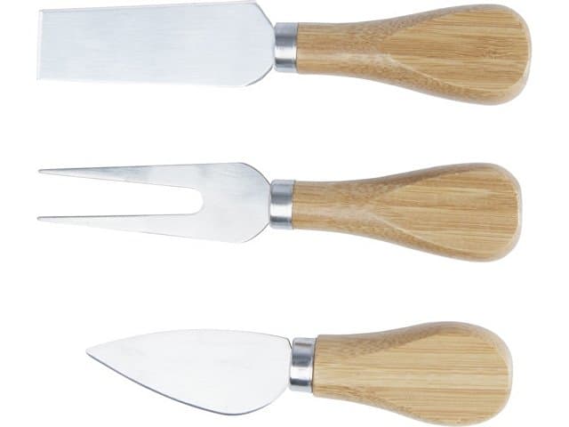 Бамбуковая доска для сыра «Ement» с приборами — фото 2