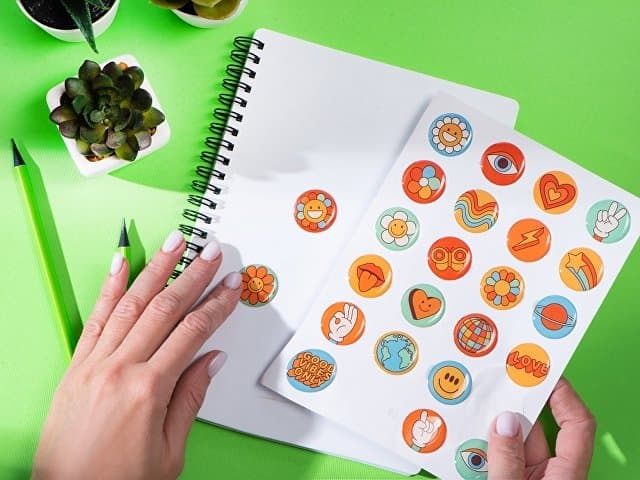 Сет объемных стикеров из эпоксидной смолы — фото 3