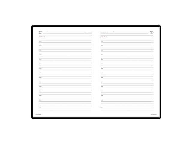 Ежедневник недатированный А5 «Sidney Nebraska» с золотым срезом — фото 2