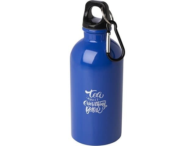 Одностенная бутылка для воды с карабином «Oregon», 400 мл — фото 4