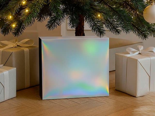 Подарочная коробка с голографическим шубером «Aurora», L — фото 5