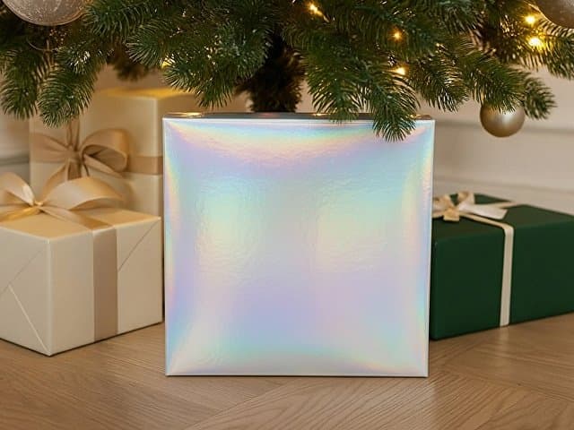 Подарочная коробка с голографическим шубером «Aurora», L — фото 4