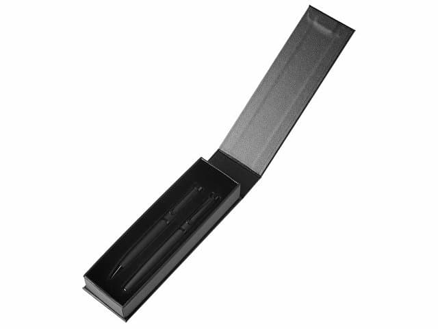 Подарочный набор из 2-х ручек «Black Lama» soft-touch — фото 2