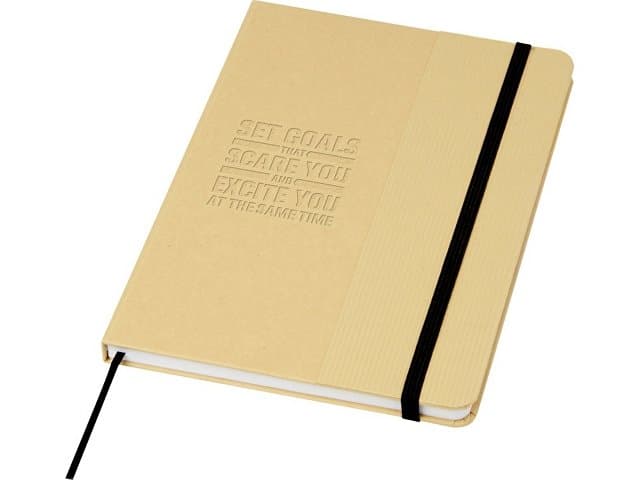 Блокнот A5 «Nelida» в твердой обложке из переработанного картона — фото 4